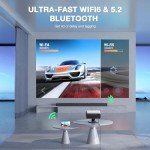 AuKing 4K Smart Projector with WiFi & Bluetooth