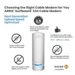 ARRIS Surfboard S34 Multi-Gigabit Cable Modem