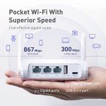 Portable AC1200 Dual-Band Wireless Router