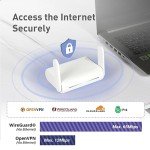 Portable AC1200 Dual-Band Wireless Router