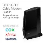 NETGEAR AX6 WiFi 6 Cable Modem Router