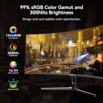 SANSUI 32" Curved 240Hz Gaming Monitor 1080P