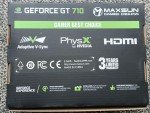Maxsun GT 710 2GB Low Profile Graphics Card