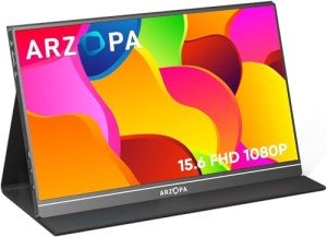 ARZOPA 15.6" Portable 1080P FHD Monitor