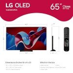 LG 65" OLED evo Smart TV 4K Processor 2024