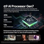 LG 65" OLED evo Smart TV 4K Processor 2024