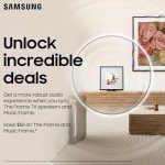 SAMSUNG 55-Inch QLED 4K Smart TV - Art Mode