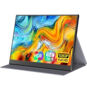 15.6" Portable 1080P USB-C Monitor for All Devices