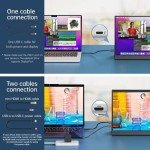 15.6" Portable 1080P USB-C Monitor for All Devices