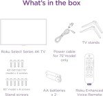 50-Inch Roku Select 4K HDR Smart TV