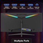 Sceptre 34" Curved WQHD Gaming Monitor 165Hz