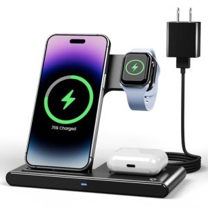 3-in-1 Wireless Charging Station for Apple Devices