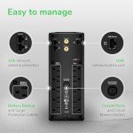 APC BX1500M Backup Power Supply with 10 Outputs