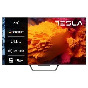 Tesla 75-Inch 4K QLED Smart TV with Dolby Sound