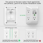 5-Outlet USB Wall Charger and Surge Protector