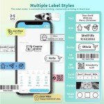 Mini Bluetooth Label Maker with 100 Fonts