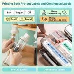 Mini Bluetooth Label Maker with 100 Fonts