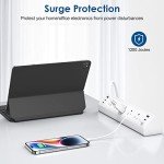 Under Desk Power Strip with USB-C Fast Charging