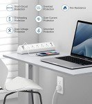 Under Desk Power Strip with USB-C Fast Charging