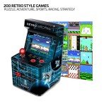 Mini Retro 8-Bit Arcade Cabinet with 200 Games