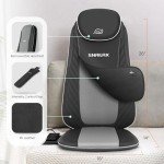 Snailax Electric Deep Tissue Back Massager with Heat