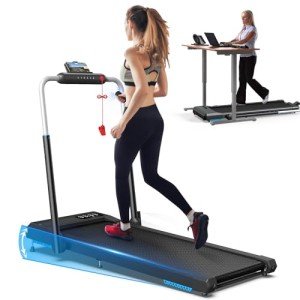 3-in-1 Folding Treadmill for Home and Office