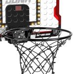 LED Mini Basketball Hoop with Scoreboard & Balls