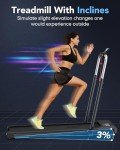 3-in-1 Folding Treadmill for Home and Office