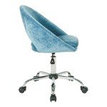 Milo Modern Chic Adjustable Office Chair - Royal Blue
