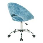 Milo Modern Chic Adjustable Office Chair - Royal Blue