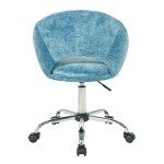 Milo Modern Chic Adjustable Office Chair - Royal Blue