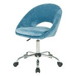 Milo Modern Chic Adjustable Office Chair - Royal Blue