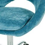 Milo Modern Chic Adjustable Office Chair - Royal Blue