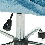 Milo Modern Chic Adjustable Office Chair - Royal Blue