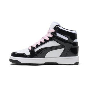 PUMA Rebound Mid Sneaker - White and Pink