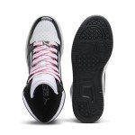 PUMA Rebound Mid Sneaker - White and Pink