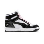 PUMA Rebound Mid Sneaker - White and Pink