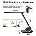 LAOPAO LED Desk Lamp with Wireless Charger & Clock