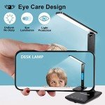 LAOPAO LED Desk Lamp with Wireless Charger & Clock