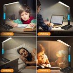 LAOPAO LED Desk Lamp with Wireless Charger & Clock