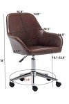 Mid Back Adjustable Home Office Desk Chair