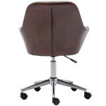 Mid Back Adjustable Home Office Desk Chair