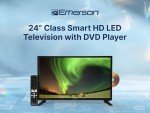 Emerson 24" HD Smart TV with DVD Player