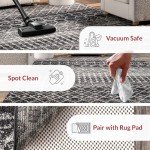 Moroccan Blythe 4x6 Area Rug - Black & Stylish