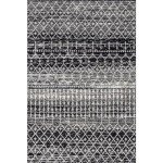 Moroccan Blythe 4x6 Area Rug - Black & Stylish