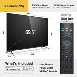 VIZIO 70" 4K Smart TV with AirPlay & Chromecast