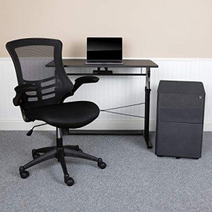 Home Office Workstation Bundle - Desk, Chair, Cabinet