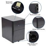 Home Office Workstation Bundle - Desk, Chair, Cabinet