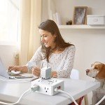 Surge Protector Power Strip with USB Ports