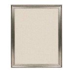 Macon Framed Linen Fabric Pinboard in Pewter